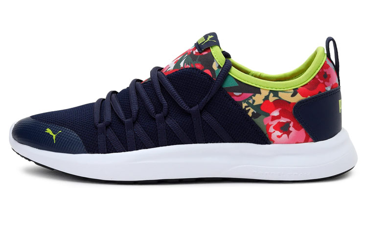 (Women) Puma Floral 'Deep Blue' 375498-02