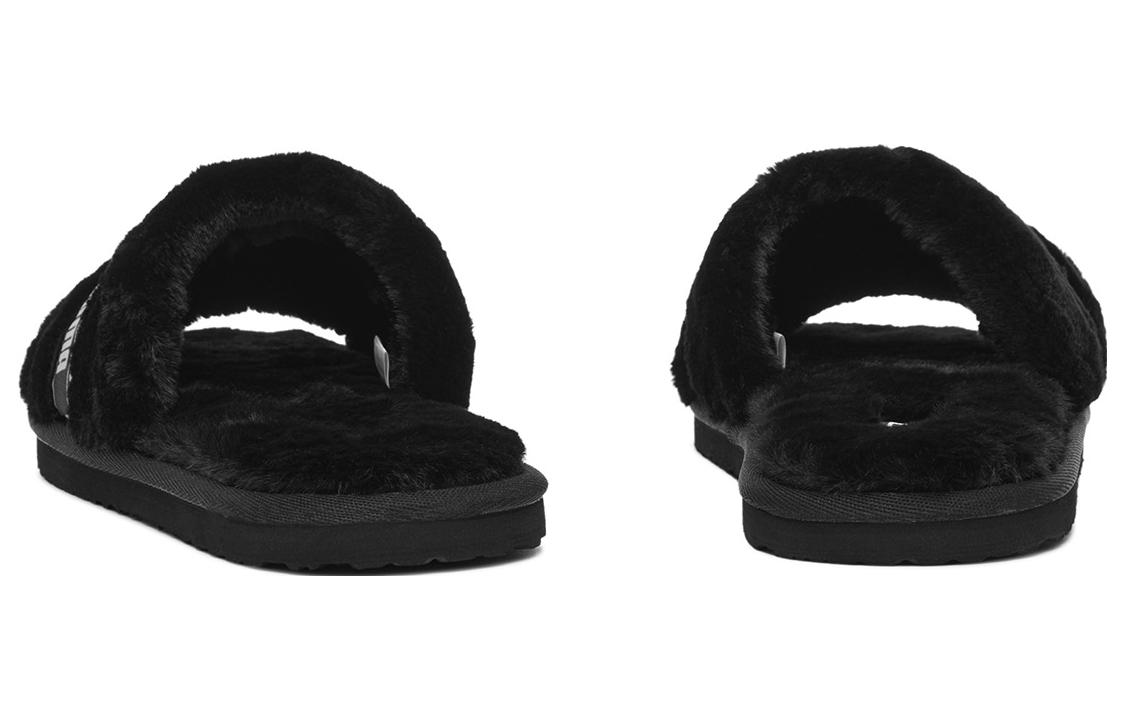 (W) Puma Fluff Bx Slippers 'Black White' 圖 4