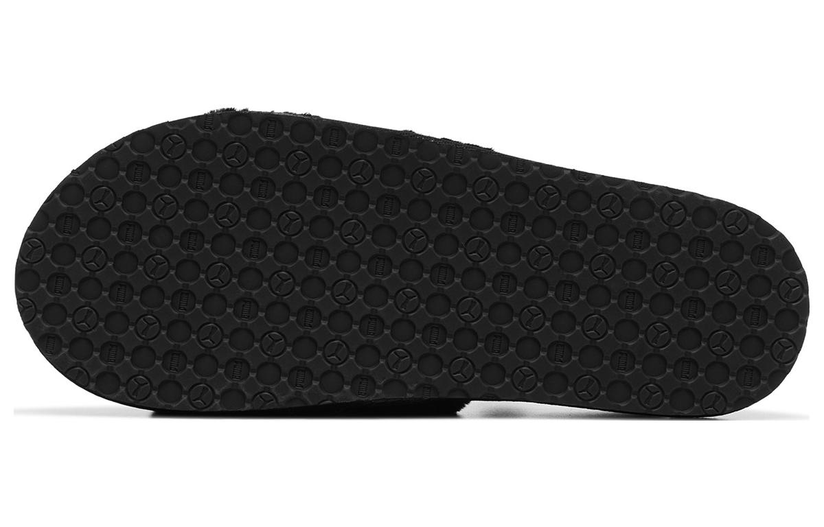 (W) Puma Fluff Bx Slippers 'Black White' 圖 5