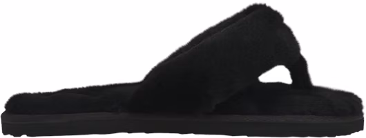 (Women) Puma Fluff Flip Slide 'Black Team Gold' 384938-01 (Women) Puma Fluff Flip Slide 'Black Team Gold' 384938-01
