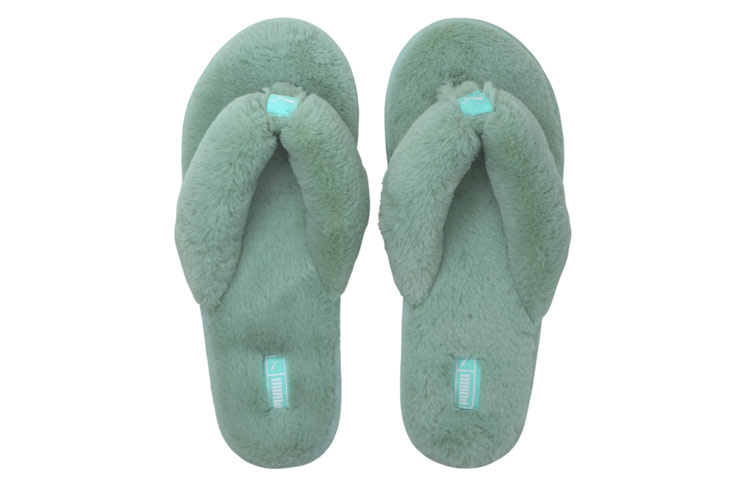 Lookbook （女性）Puma Fluff Flip Slide '蛋殼藍' 384938-03