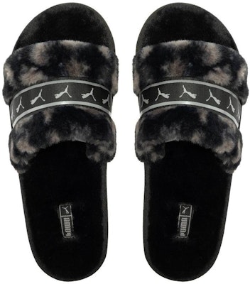 (Women) Puma Fluff Remix Animal BX 'Black Grey' 390970-02 Shop (Women) Puma Fluff Remix Animal BX 'Black Grey' 390970-02