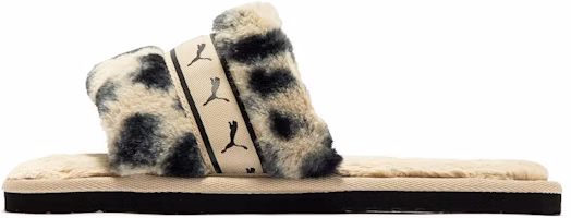 (Women) Puma Fluff Remix Animal BX 'Cream Black' 390970-01 (Women) Puma Fluff Remix Animal BX 'Cream Black' 390970-01