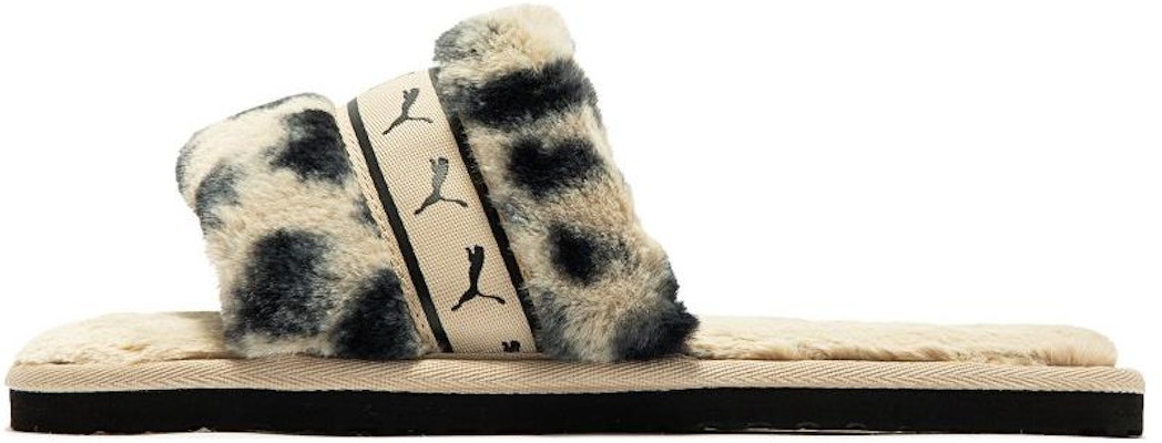 (Women) Puma Fluff Remix Animal BX 'Cream Black' 390970-01 Buy (Women) Puma Fluff Remix Animal BX 'Cream Black' 390970-01