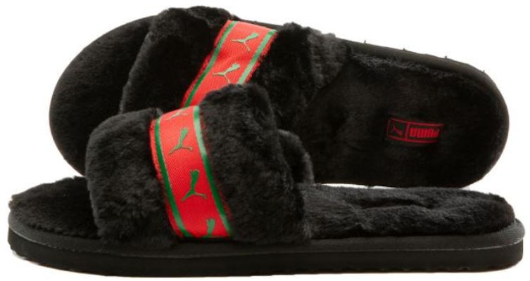 (W) Puma Fluff Remix BX 'Selipar Hitam Selesa' 385346-04 Shop (W) Puma Fluff Remix BX 'Selipar Hitam Selesa' 385346-04