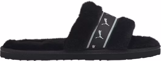 (Women) Puma Fluff Remix Slide 'Black White' 385240-01 (Women) Puma Fluff Remix Slide 'Black White' 385240-01