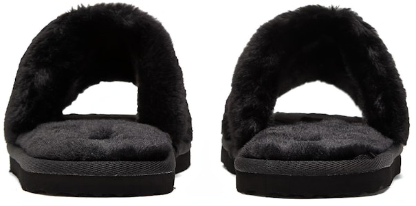 (W) 彪马毛绒混搭拖鞋‘黑白’ 385240-01 Purchase (W) 彪马毛绒混搭拖鞋‘黑白’ 385240-01