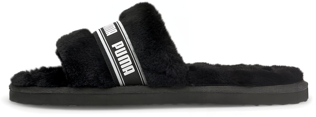(Women) Puma Fluff Slide 'Black' 384937-01 Buy (Women) Puma Fluff Slide 'Black' 384937-01