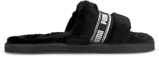 (女性)Puma 絨毛拖鞋「黑色」384937-01 Order (女性)Puma 絨毛拖鞋「黑色」384937-01