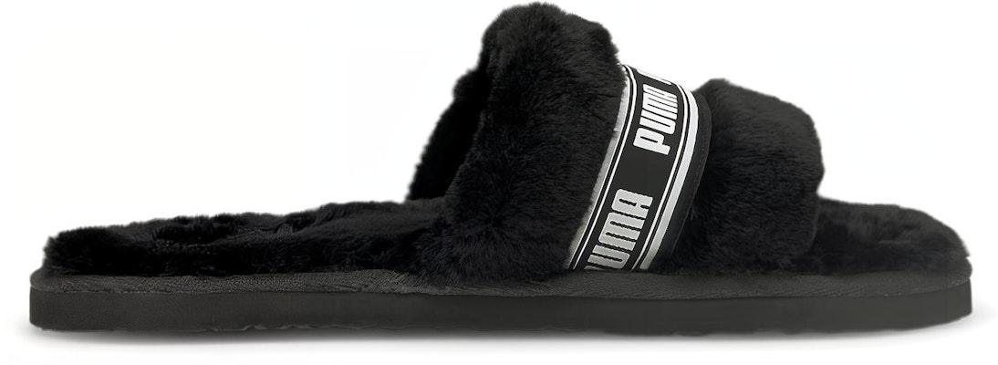 (Women) Puma Fluff Slide 'Black' 384937-01 Order (Women) Puma Fluff Slide 'Black' 384937-01