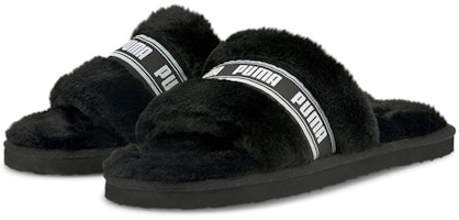 (女性)Puma 絨毛拖鞋「黑色」384937-01 Lookbook (女性)Puma 絨毛拖鞋「黑色」384937-01