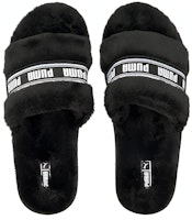 (女性)Puma 絨毛拖鞋「黑色」384937-01 Shop (女性)Puma 絨毛拖鞋「黑色」384937-01