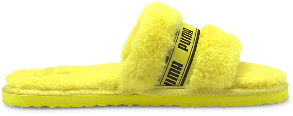 (Women) Puma Fluff Slide 'Fluo Yellow' 384937-04 Order (Women) Puma Fluff Slide 'Fluo Yellow' 384937-04