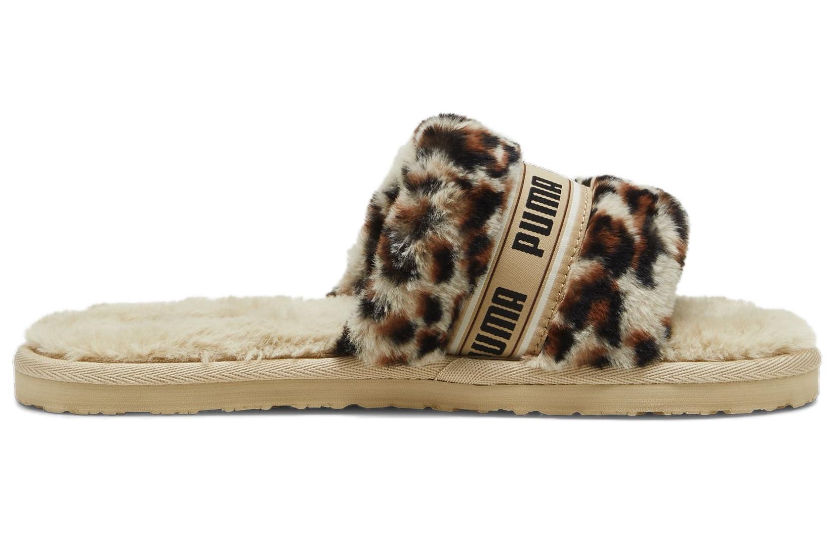 Order (Women) Puma Fluff Slide 'I Am The Drama - Putty Leopard' 395434-01
