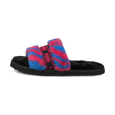 (W) Puma Fluff Slide 'Wild - Beetroot Purple'