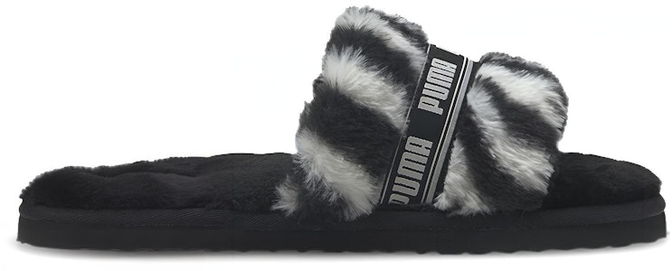 (W) プーマ フラッフスライド ワイルド ブラック (Puma Fluff Slide Wild Black) 385276-01 Order (W) プーマ フラッフスライド ワイルド ブラック (Puma Fluff Slide Wild Black) 385276-01