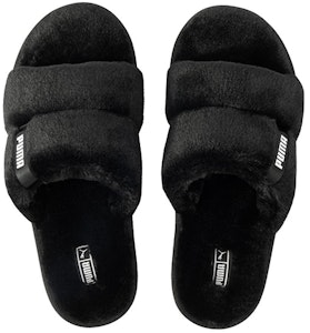 彪馬 Fluff Solo 女款運動拖鞋 黑色 Shop 彪馬 Fluff Solo 女款運動拖鞋 黑色