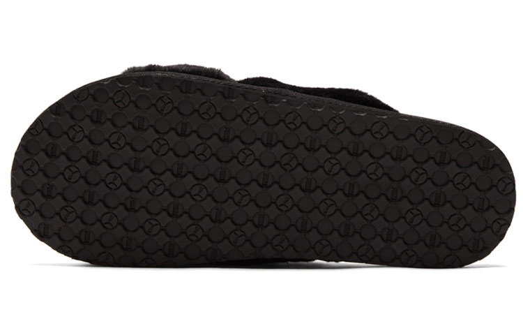 Sizing （女性）Puma Fluff X Strap 拖鞋 '黑色' 384936-01