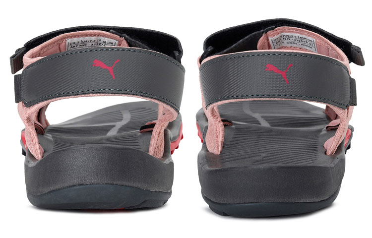 Shop (W) Puma Force IDP Sandali Sportivi Aperti Grigio Rosa con Magico Nastro. 372298-02