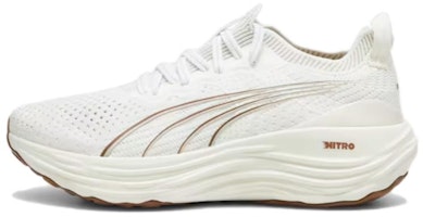 (Women) Puma ForeverRun Nitro Knit 'Warm White Teak' 379140-08 (Women) Puma ForeverRun Nitro Knit 'Warm White Teak' 379140-08