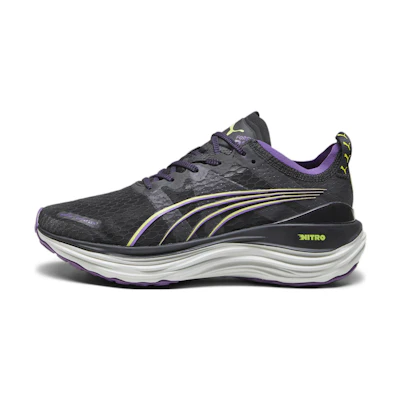 (W) Puma ForeverRun Nitro Winter 'Black Purple Pop'