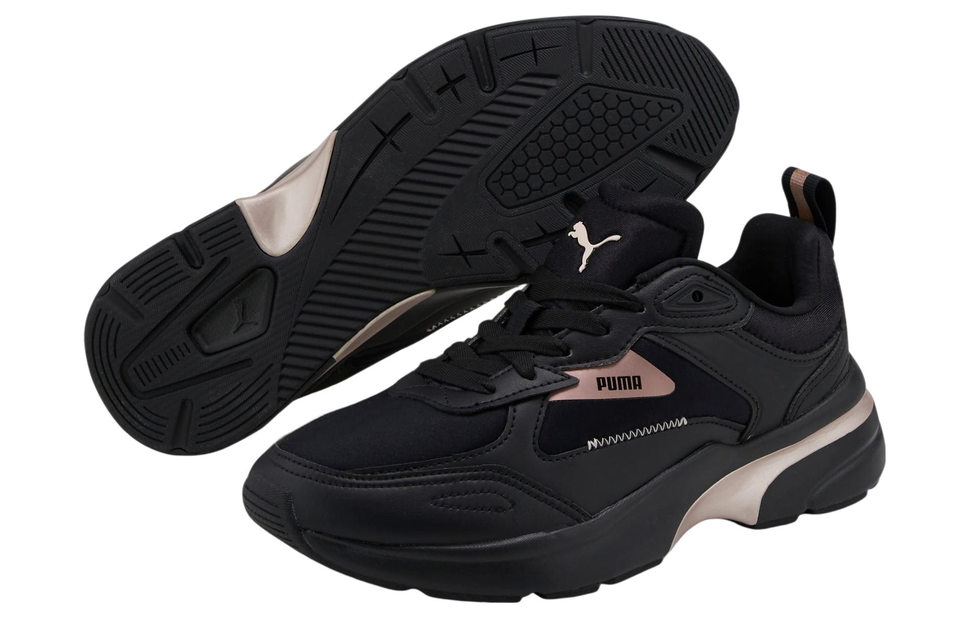 Lookbook (W) Puma FS Runner Metálico 'Negro Rosa' 388632-01