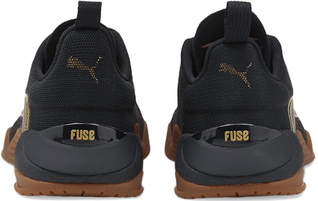 (女款)Puma Fuse 2.0 '黑色金屬鑲邊棕底' 376169-01 Shop (女款)Puma Fuse 2.0 '黑色金屬鑲邊棕底' 376169-01