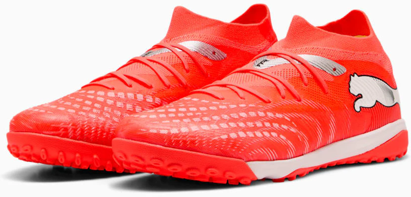 (W) Sepatu Puma Future 9 Match TT Glowing Red Putih Hitam Silver 108906-01 Order (W) Sepatu Puma Future 9 Match TT Glowing Red Putih Hitam Silver 108906-01