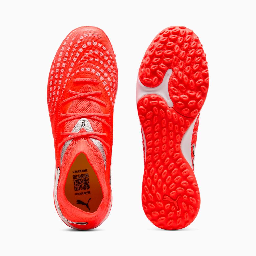 Shop (W) Sepatu Puma Future 9 Match TT Glowing Red Putih Hitam Silver 108906-01