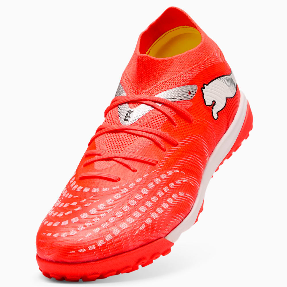 Details for (W) Sepatu Puma Future 9 Match TT Glowing Red Putih Hitam Silver 108906-01