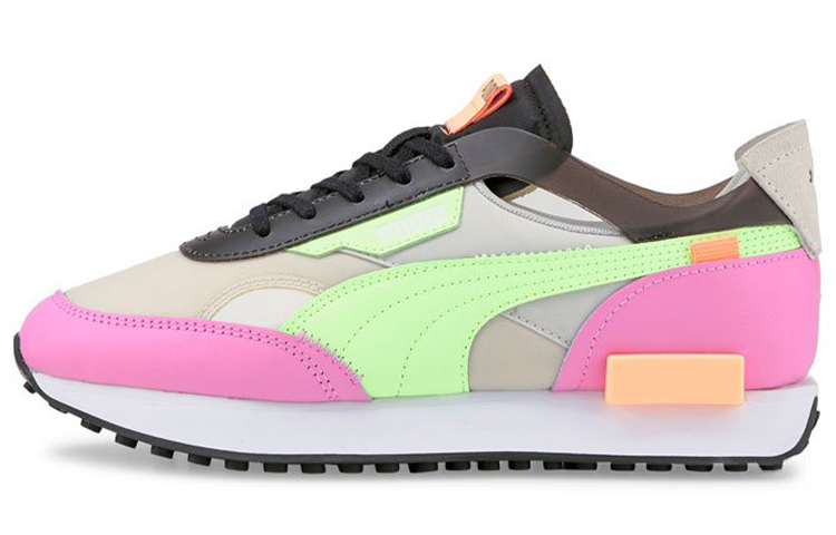 (W) Puma Future Rider 'Cut-Out Pop Grey Green Pink'