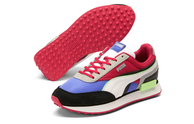 Shop (W) 푸마 퓨처 라이더 '더블 베리 글리치' 381684-01