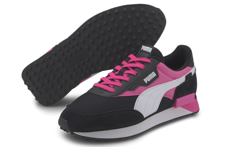Puma Future Rider Neon Play Sneakers Black/Pink 圖 4