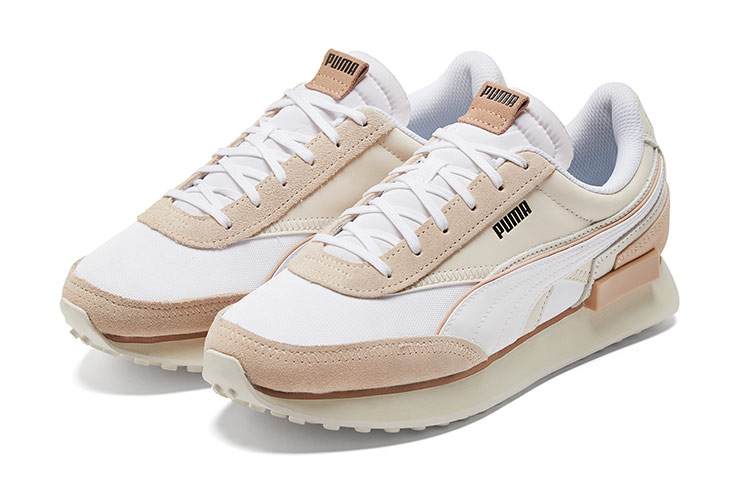(W) Puma Future Rider Running Shoes Beige 圖 3