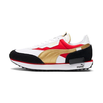 (W) Puma Future Rider 'Varsity - Red Dhalia Gold'