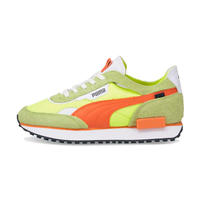 (W) Puma Future Rider Cut-Out Vintage 'Yellow Alert Dragon Fire'
