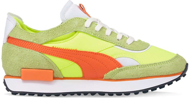 (W) Puma Future Rider Cut-Out Vintage 'Alerta Amarilla Fuego de Dragón' 384861-01 Order (W) Puma Future Rider Cut-Out Vintage 'Alerta Amarilla Fuego de Dragón' 384861-01