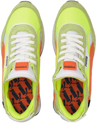 (W) Puma Future Rider Cut-Out Vintage 'Alerta Amarilla Fuego de Dragón' 384861-01 Lookbook (W) Puma Future Rider Cut-Out Vintage 'Alerta Amarilla Fuego de Dragón' 384861-01