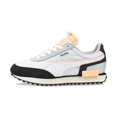 (W) Puma Future Rider Double Tech 'Grey Black Apricot'
