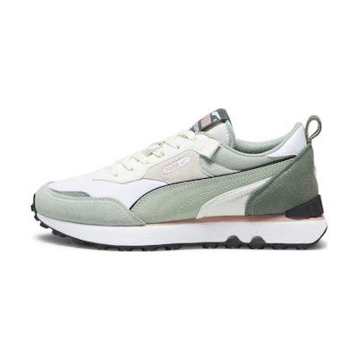 (W) Puma Future Rider FV Vintage Trainers 'Green White'