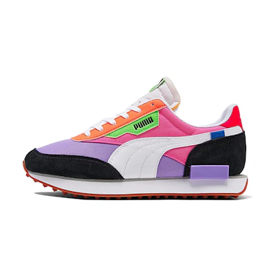 (W) Puma Future Rider Play On 'Luminous Purple Fluo Pink'