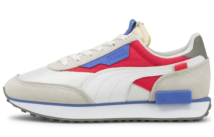 (W) Puma Future Rider Soft Low 'White Blue Red'