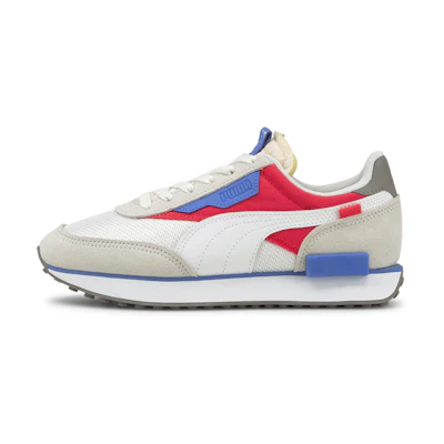 (W) Puma Future Rider Soft Low 'White Blue Red'