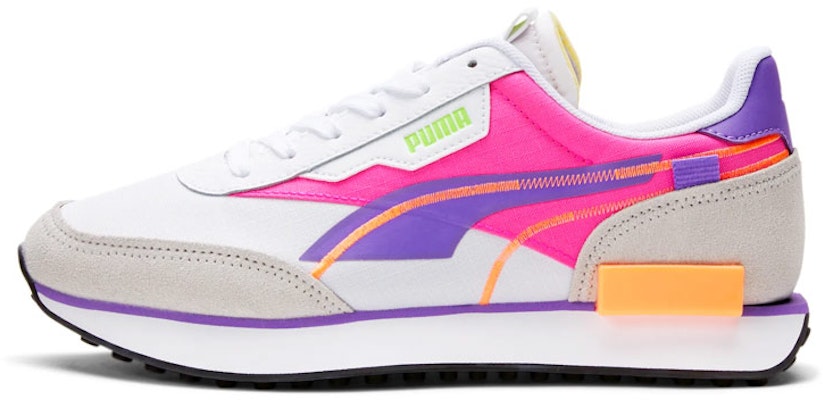 (Women) Puma Future Rider Twofold 'White Luminous Purple' 381700-03 Buy (Women) Puma Future Rider Twofold 'White Luminous Purple' 381700-03