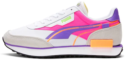 (Women) Puma Future Rider Twofold 'White Luminous Purple' 381700-03 (Women) Puma Future Rider Twofold 'White Luminous Purple' 381700-03