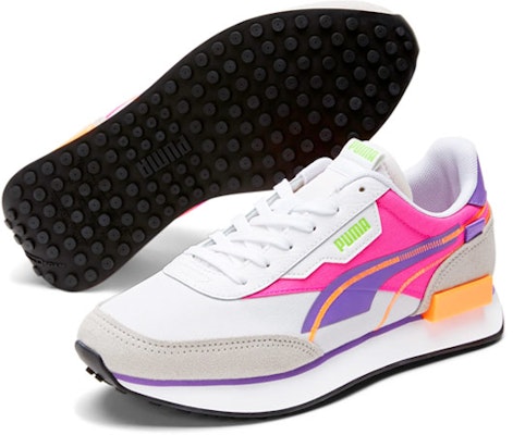 (Women) Puma Future Rider Twofold 'White Luminous Purple' 381700-03 Shop (Women) Puma Future Rider Twofold 'White Luminous Purple' 381700-03