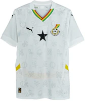 Puma Ghana National Team 2025 AFCON Home Fan Jersey White/Peely Yellow Men’s. 777192-01 Puma Ghana National Team 2025 AFCON Home Fan Jersey White/Peely Yellow Men’s. 777192-01