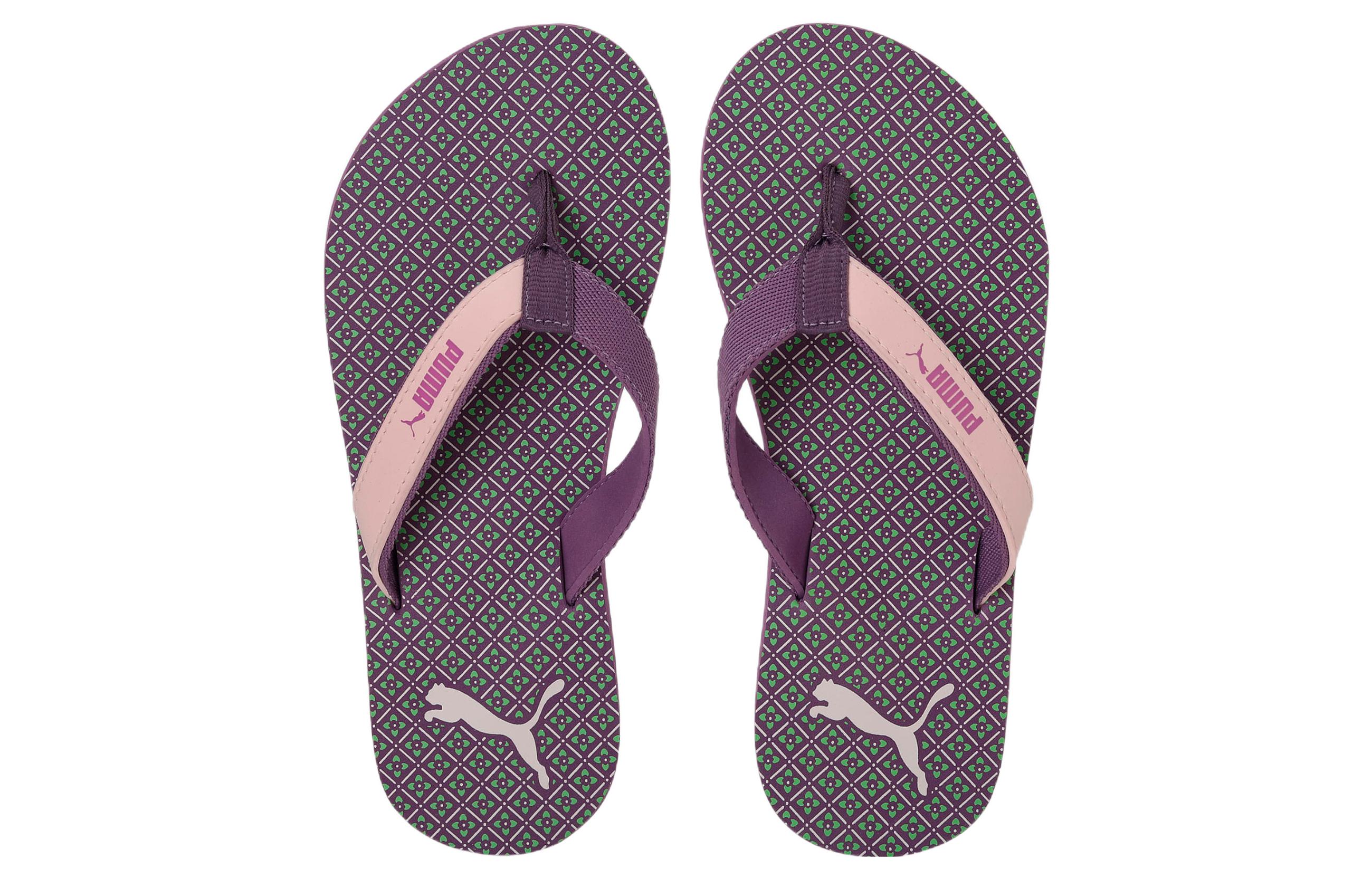 Lookbook (W) プーマ グレイシー スライド "パープル" 386938-03