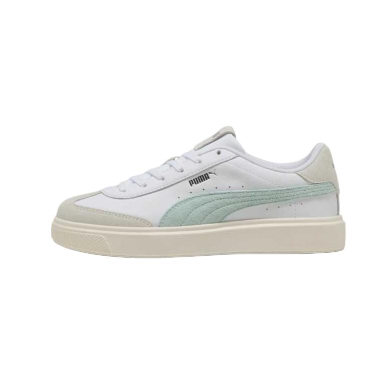 (Women) PUMA Gray Low-Top Sneakers with Comfortable Thin Sole. 397734-07