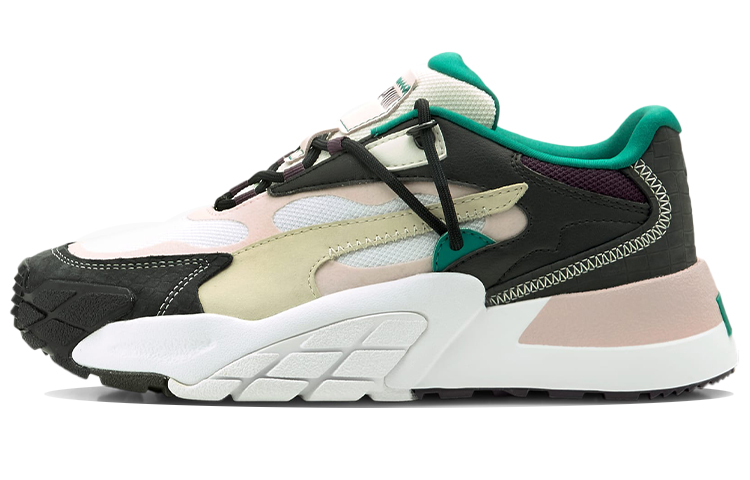 (Women) Puma Hedra Bright Heights 'Black Green Pink' 380956-02